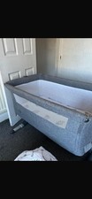Babylo Bedside Crib Grey –